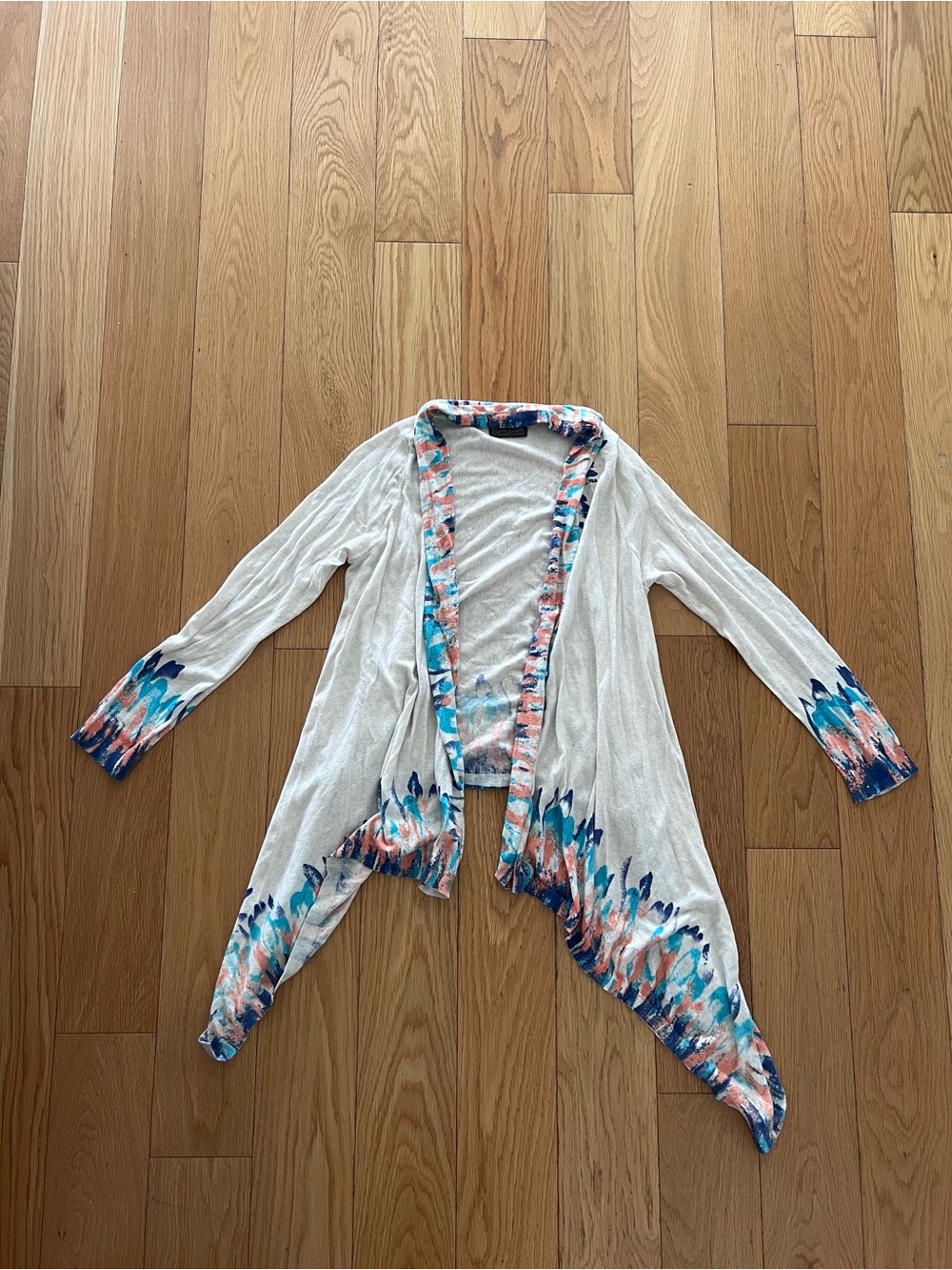 Anthropologie Cotton Open-Front Cardigan